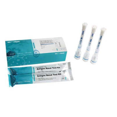 COVID-19 antijeni burun testi toʻplami (Oʻz-oʻzini sinab koʻrish uchun)